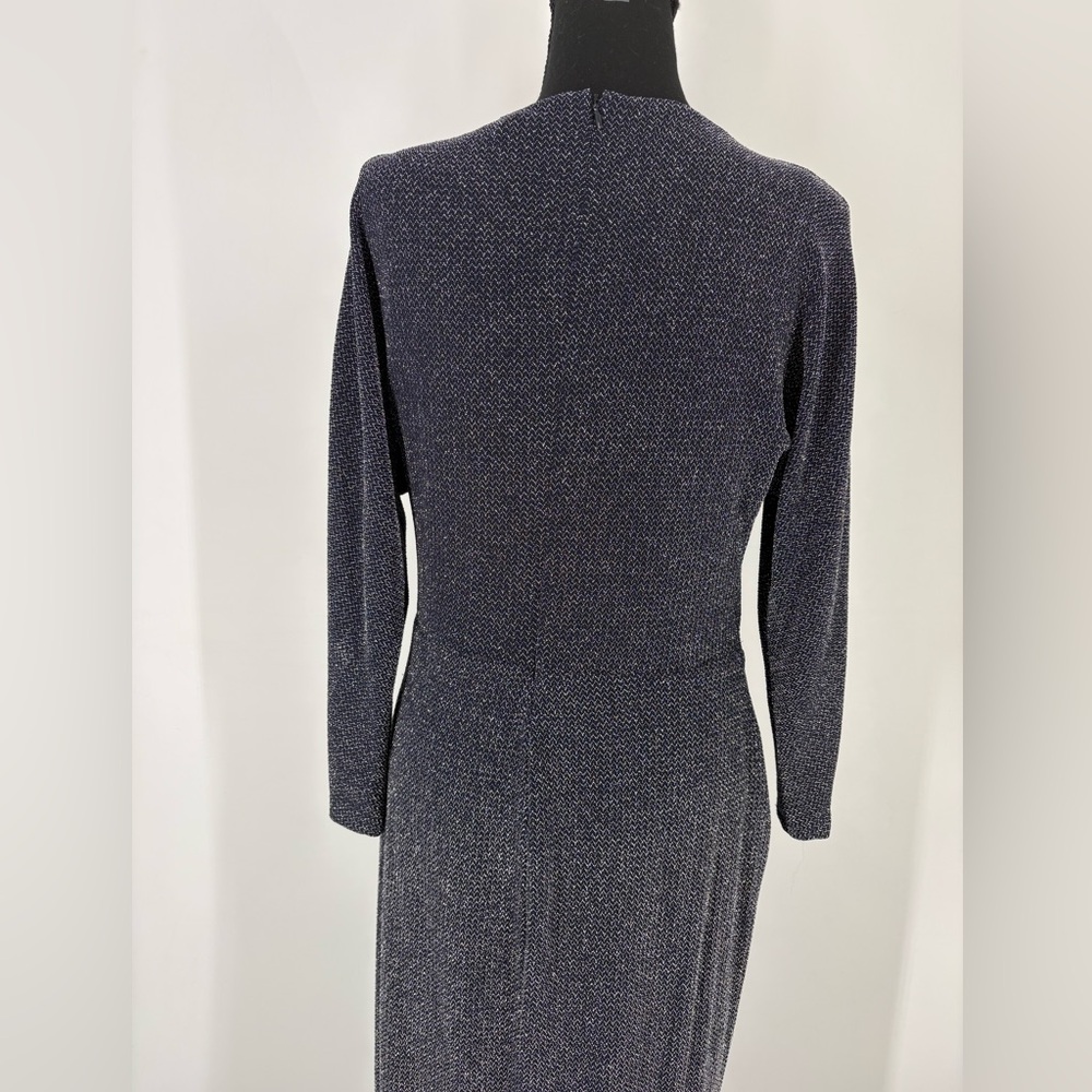 Ralph Lauren Blue Sparkly Dress (B49) - Picture 4 of 10